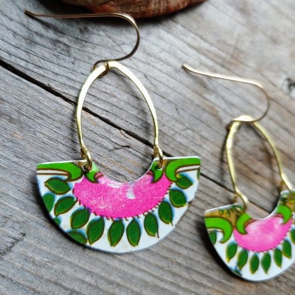 ***SOLD***🍊 Pink on Green 🌱 Summer Collection - Picture 3 of 7